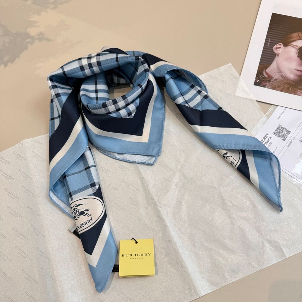 Burberry Silk Scarf - Picture 7 of 8